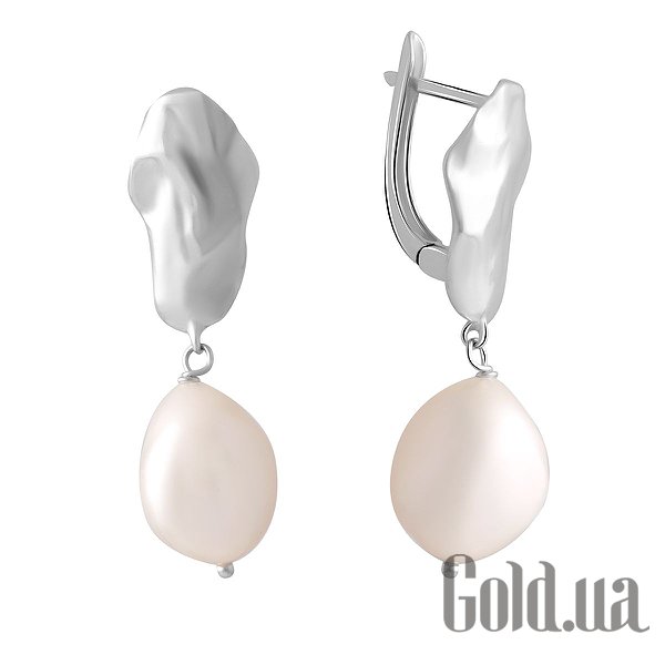 

Серьги с подвесками Fresh Jewelry, Серебряные серьги с культив. жемчугом