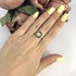 Женское серебряное кольцо с топазом - фото 2