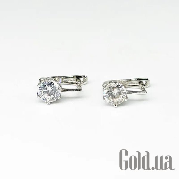 

Серьги Silvex925, Серебряные серьги с куб. циркониями