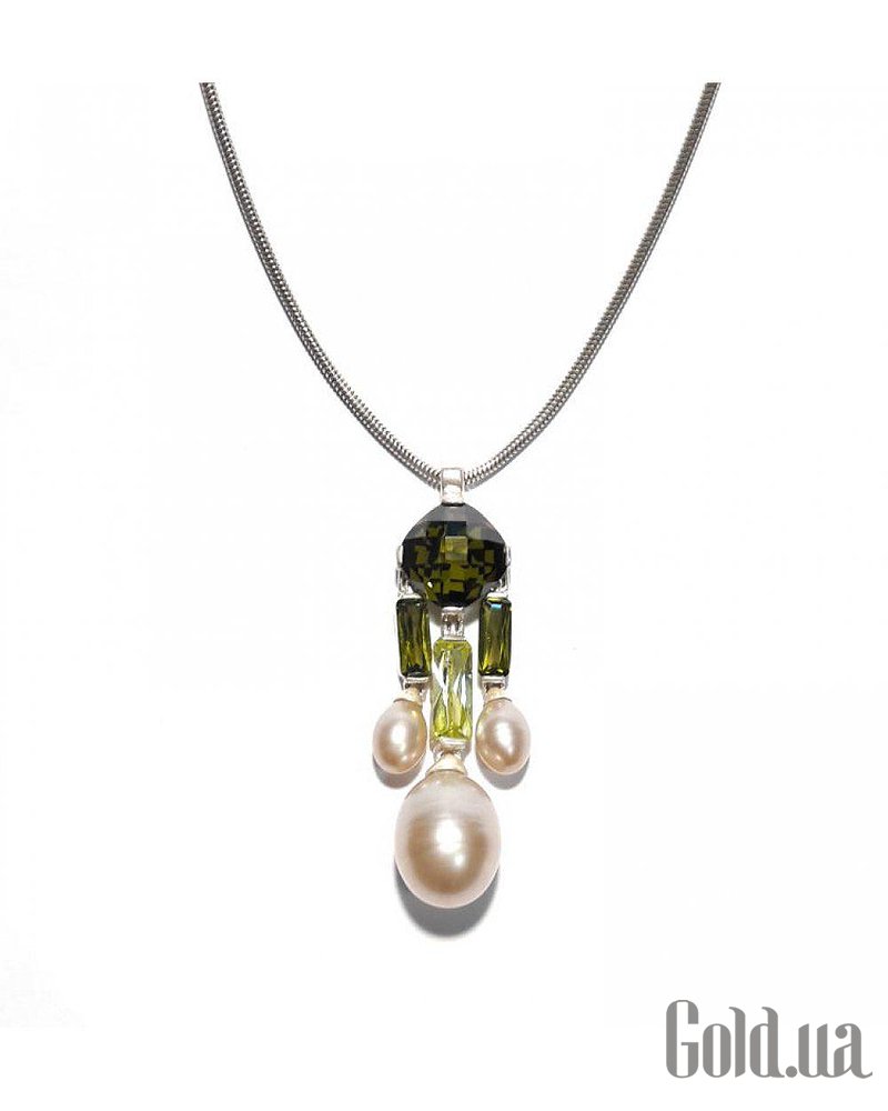 Thomas Sabo Серебряный кулон с цепочкой с куб. циркониями и культив. жемчугом KE714-1-446