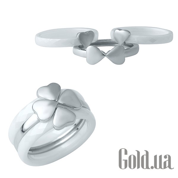 

Кольцо Fresh Jewelry, Серебряное кольцо с керамикой, 17