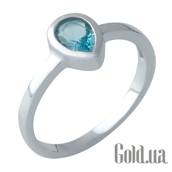 

Женские кольца Fresh Jewelry, Женское серебряное кольцо с синт. аквамарином, 18