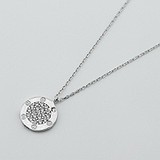 Золотой кулон с цепочкой с куб. циркониями, 1761156