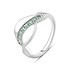 Женское серебряное кольцо с апатитами - фото 1
