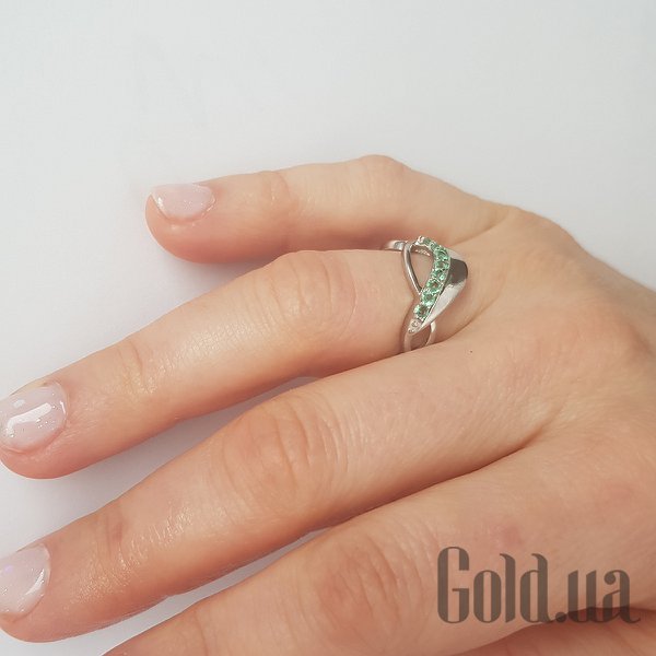 Каблучка Fresh Jewelry Жіноча срібна каблучка з апатітами, 19