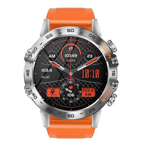 UWatch Смарт-часы Delta K52 Silver Orange 3167