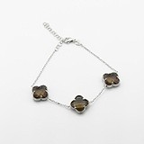 Женский серебряный браслет с султанитами, 1796740