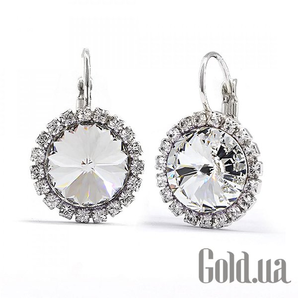 

Серьги Kobi, Стальной, Серьги с кристаллами Swarovski
