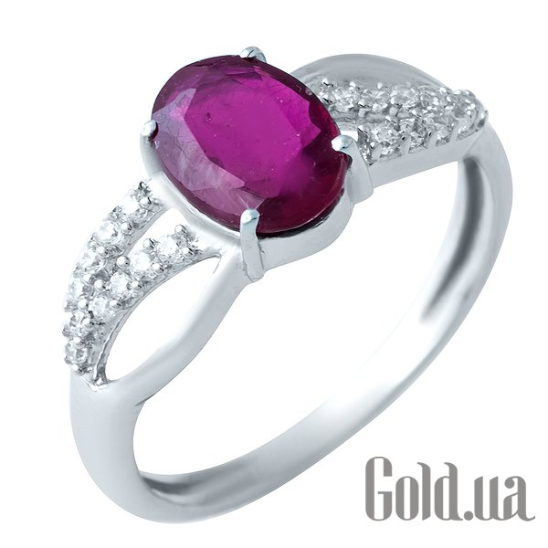 

Женские кольца Fresh Jewelry, Женское серебряное кольцо с рубином и куб. циркониями, 18