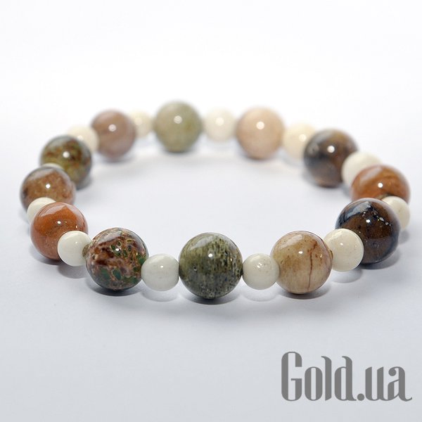 

Женский браслет Borisov Jewelry, Мульти, Женский браслет из кости мамонта и слоновой кости, 18