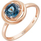 Женское золотое кольцо с топазом, 1655685