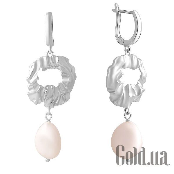 

Серьги с подвесками Fresh Jewelry, Серебряные серьги с культив. жемчугом