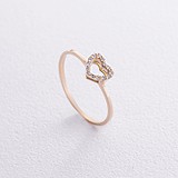 Золотое кольцо с бриллиантами, 1782149