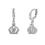 Срібні сережки з кристалами Swarovski, 1792901