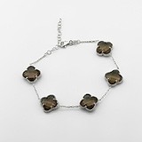 Женский серебряный браслет с султанитами, 1796741