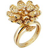Женское золотое кольцо с бриллиантами, 1648006