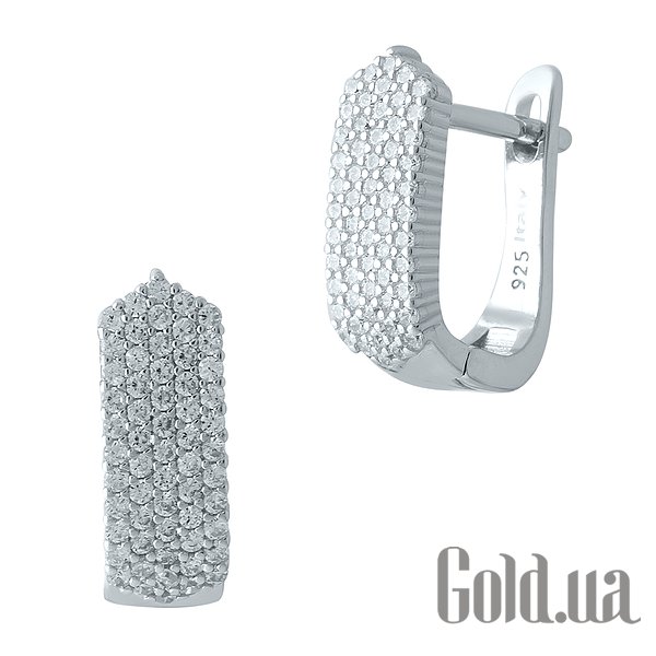 

Серьги Fresh Jewelry, Серебряные серьги с куб. циркониями