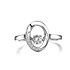 Женское серебряное кольцо с куб.циркониями - фото 2