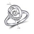 Женское серебряное кольцо с куб.циркониями - фото 4