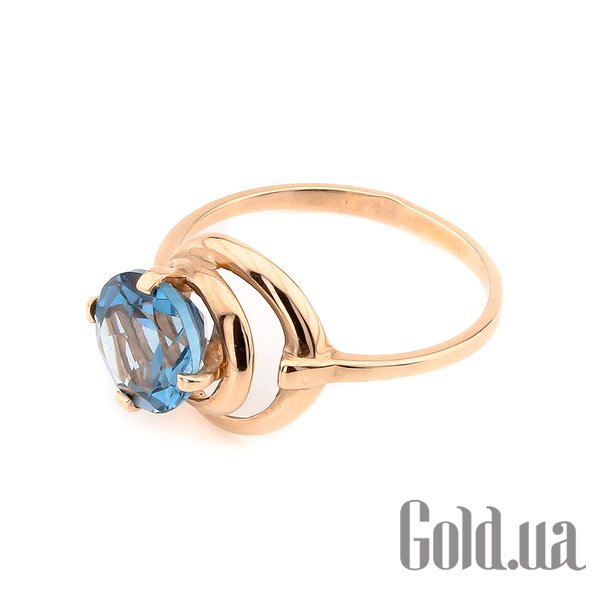 

Кольцо Украина, Женское золотое кольцо с топазом, 16