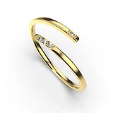 Женское золотое кольцо с бриллиантами, 1768838