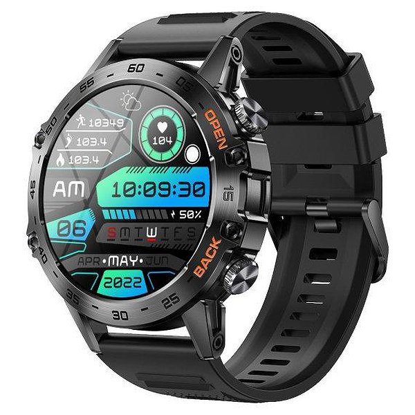 UWatch Смарт-годинник Delta K52 Black Rubber 3166
