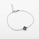 Женский серебряный браслет с султанитом, 1796742