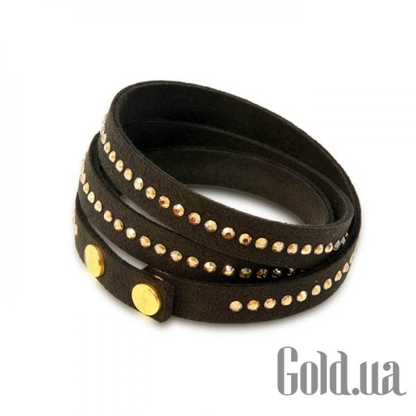 

Женский браслет Spark, Коричневый, Женский браслет из искусств. замши с кристаллами Swarovski