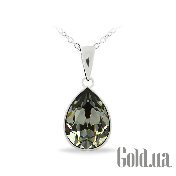 

Женские колье и кулоны Kobi, Стальной, Кулон с цепочкой с кристаллом Swarovski