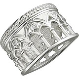 Женское серебряное кольцо с куб. циркониями, 1619591