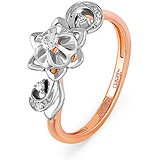 Kabarovsky Женское золотое кольцо с бриллиантами, 1713799