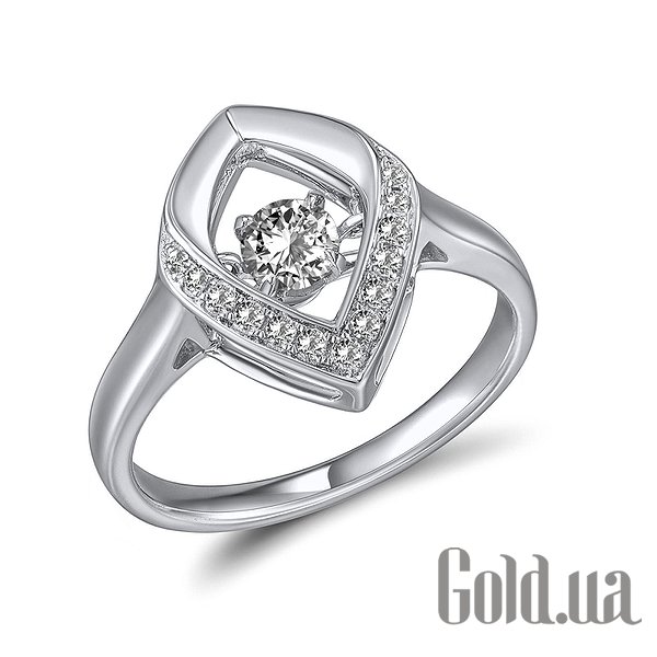

Женские кольца Lurie Jewelry, Женское серебряное кольцо с куб.циркониями , 18