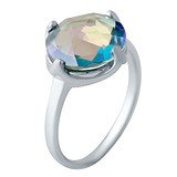 Женское серебряное кольцо с топазом, 1728135