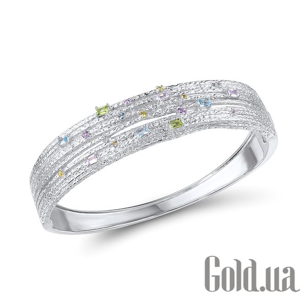 

Браслет Lurie Jewelry, Женский серебряный браслет с куб. циркониями
