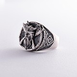 Мужское серебряное кольцо (onx423), фото