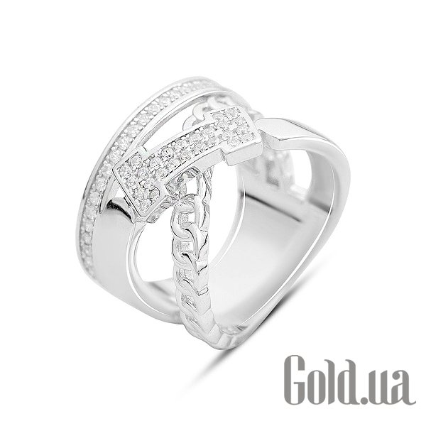 

Женские кольца Fresh Jewelry, Женское серебряное кольцо с куб. циркониями, 16.5