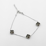 Женский серебряный браслет с султанитами, 1796743