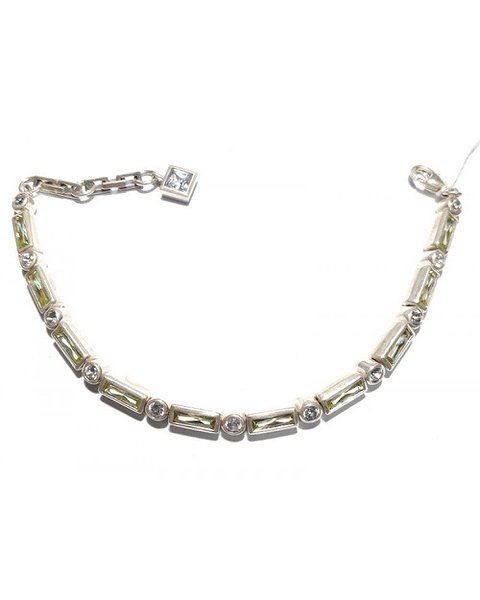 Thomas Sabo Женский серебряный браслет с куб. циркониями A600-1-379