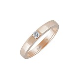 Золотое обручальное кольцо с бриллиантом, 1542536