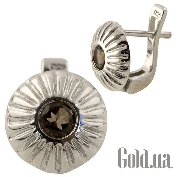 

Серьги Fresh Jewelry, Серебряные серьги с раухтопазами