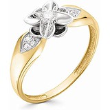 Женское золотое кольцо с бриллиантами, 1621896