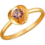 Женское золотое кольцо с куб. цирконием, 1635976