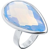 Женское серебряное кольцо с ювелирным стеклом, 1646728