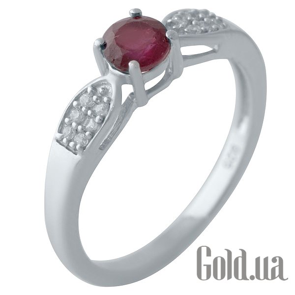 

Женские кольца Fresh Jewelry, Женское серебряное кольцо с рубином и куб. циркониями, 17