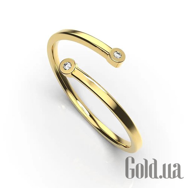 

Кольцо Украина, Женское золотое кольцо с бриллиантами, 16