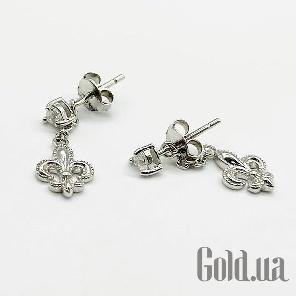 

Серьги с подвесками Silvex925, Серебряные серьги с кристаллами Swarovski