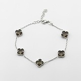 Женский серебряный браслет с султанитами, 1796744