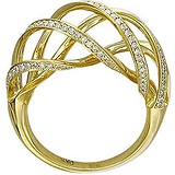 Женское золотое кольцо с бриллиантами, 1619081