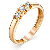 Золотое кольцо с бриллиантами, 1636745