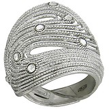 Женское серебряное кольцо с кристаллами Swarovski, 1639305